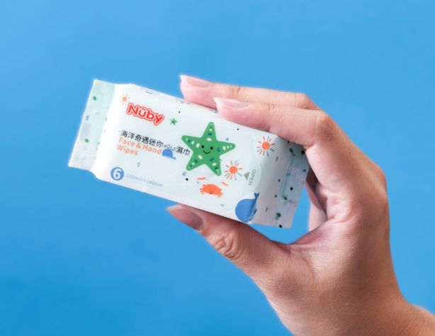 Nuby海洋奇遇迷你HOLD濕巾