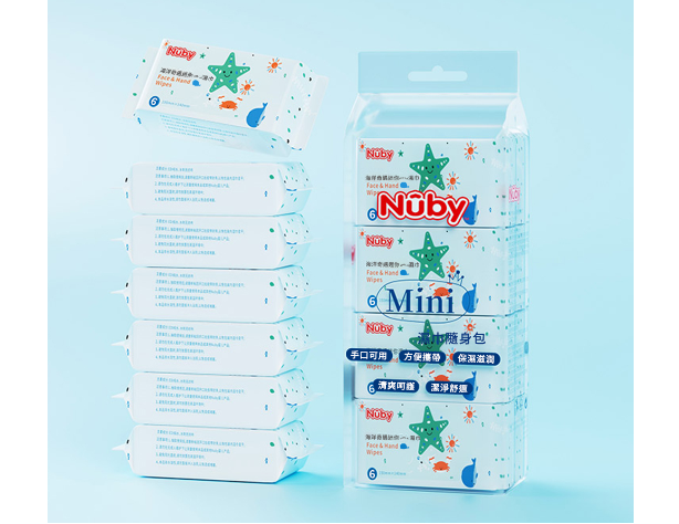 Nuby海洋奇遇迷你HOLD濕巾
