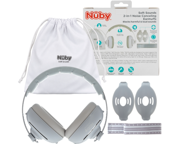 Nuby  2-in-1 嬰童降噪隔音耳罩(附收納袋)