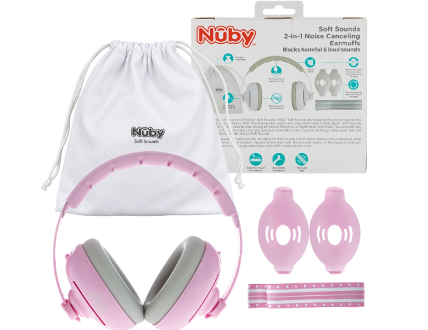 Nuby  2-in-1 嬰童降噪隔音耳罩(附收納袋)