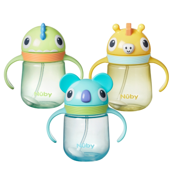 Nuby 動物系列滑蓋水杯