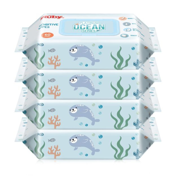 Nuby 海洋系列極厚柔濕巾