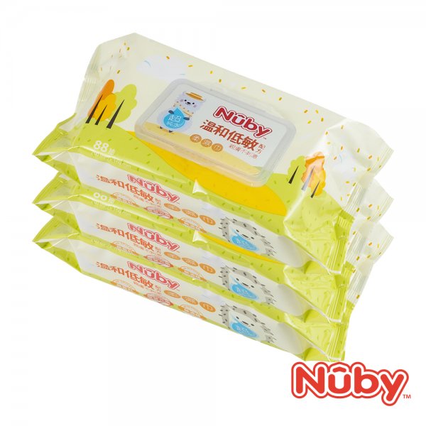 Nuby EDI超純水柔濕巾(88抽/3包)