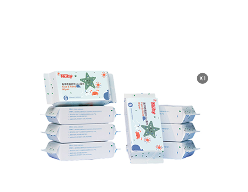 Nuby海洋奇遇迷你HOLD濕巾(6抽)_箱購160包
