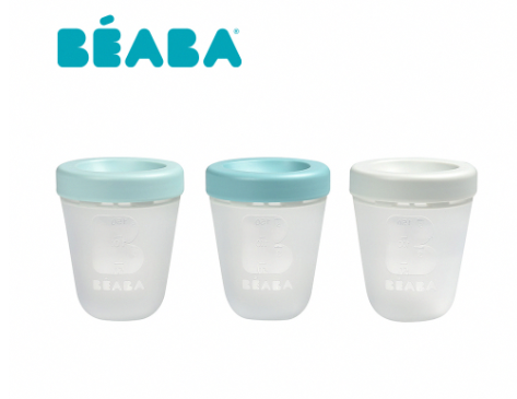 BEABA矽膠儲存罐3件組(3x200ml)